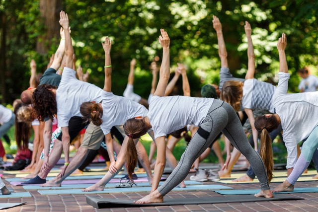 Yoga In The Park Inlet Yoga NJ Shore