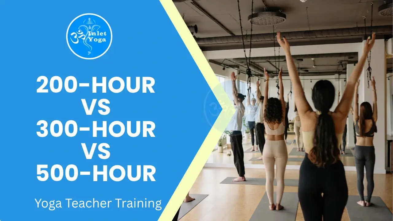 Compare 200-hour, 300-hour, and 500-hour yoga teacher training programs. Explore curriculum, credentials, teaching practice, and choose the right path for you.